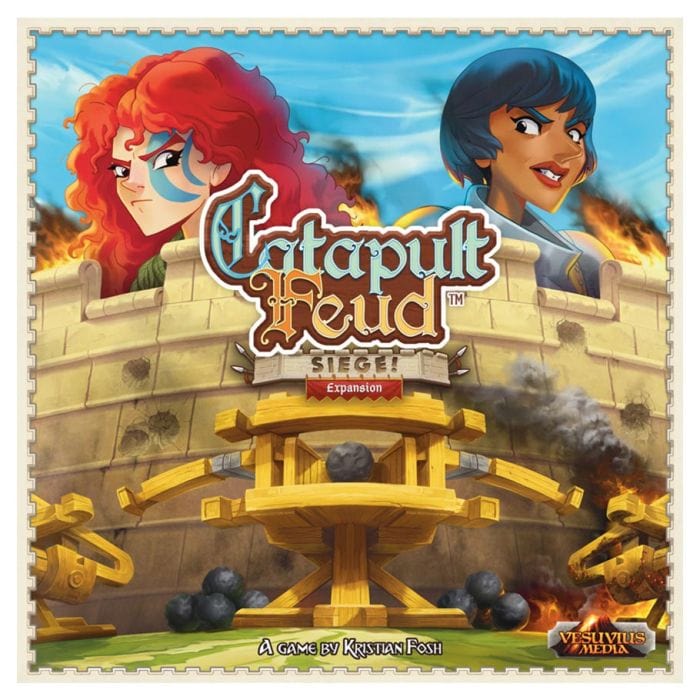 Play All Day Games Catapult Feud: Siege Expansion - Lost City Toys