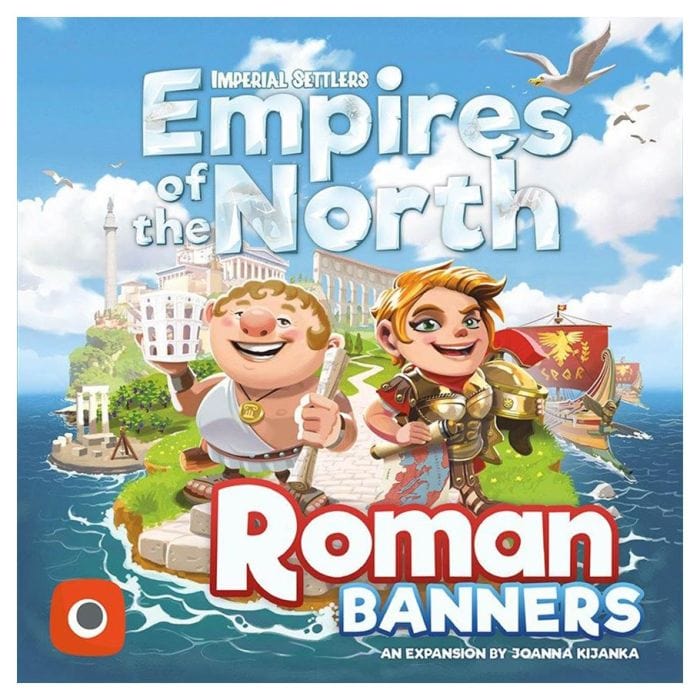 Portal Games Imperial Settlers: Empires of the North: Roman Banners - Lost City Toys