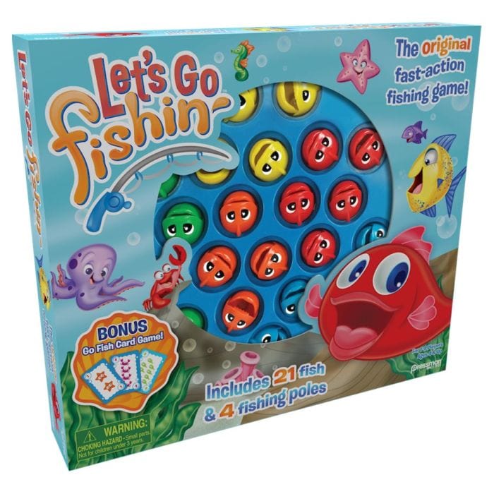 Pressman Toy Let's Go Fishin' (bonus Go Fish game) - Lost City Toys