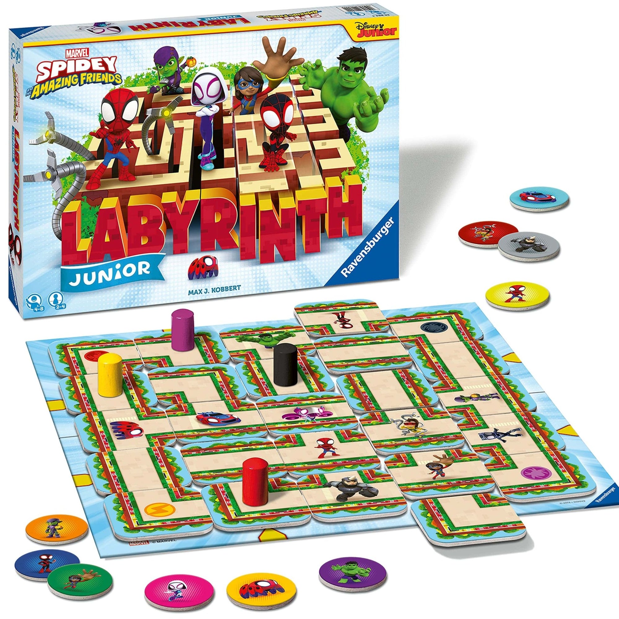 Ravensburger Spidey and His Amazing Friends Labyrinth Jr. - Lost City Toys