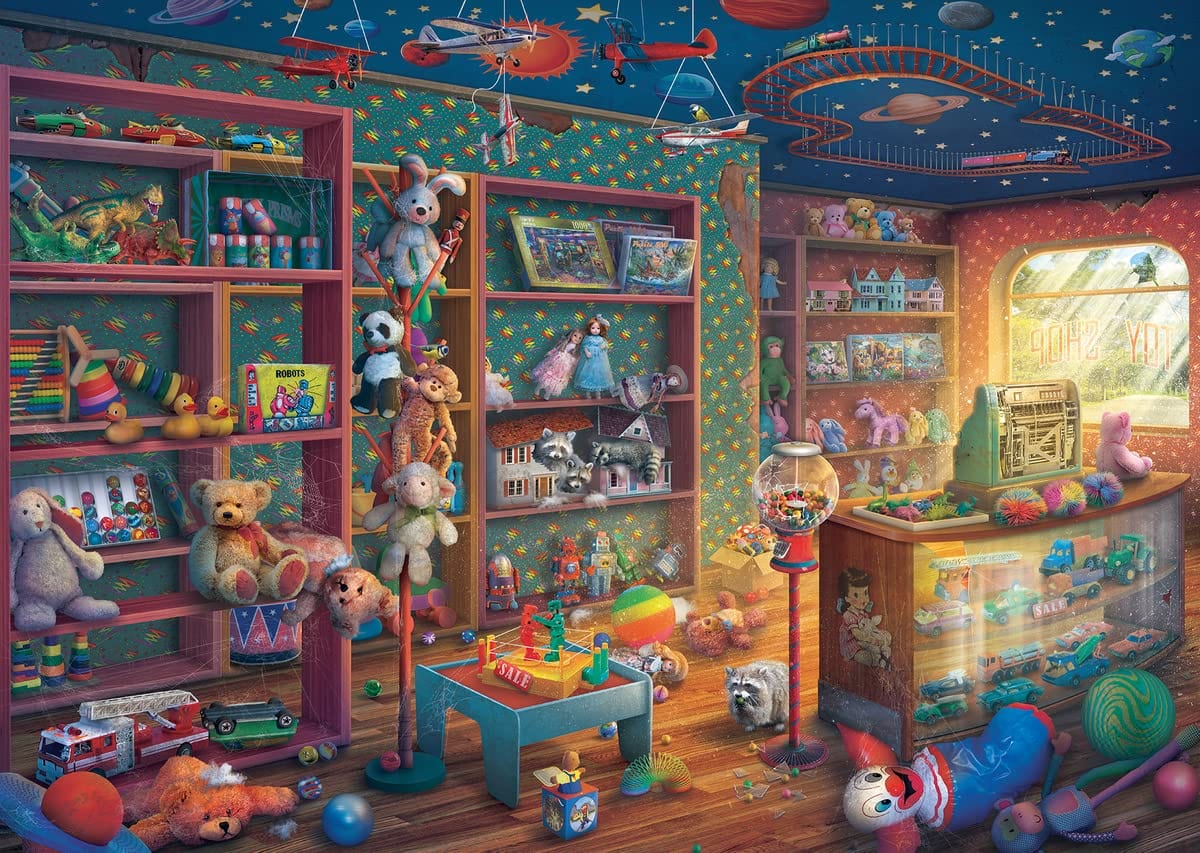 Ravensburger Tattered Toy Store 1000pc Puzzle - Lost City Toys