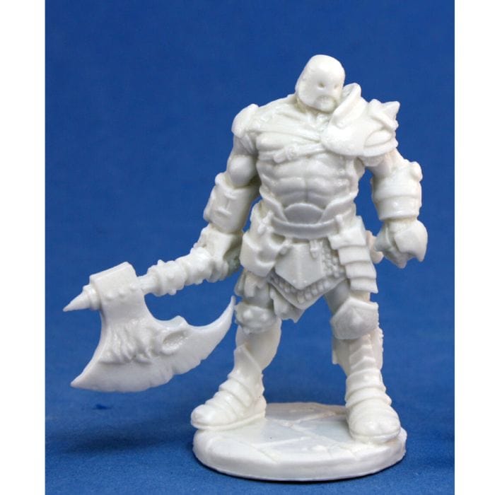 Reaper Miniatures Bones: Anval Thricedamned, Evil Warrior - Lost City Toys