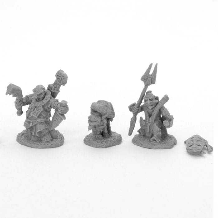 Reaper Miniatures Bones Black: Bloodstone Gnome Heroes (2) - Lost City Toys