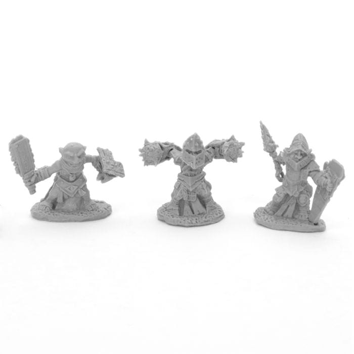 Reaper Miniatures Bones Black: Bloodstone Gnome Warriors (3) - Lost City Toys