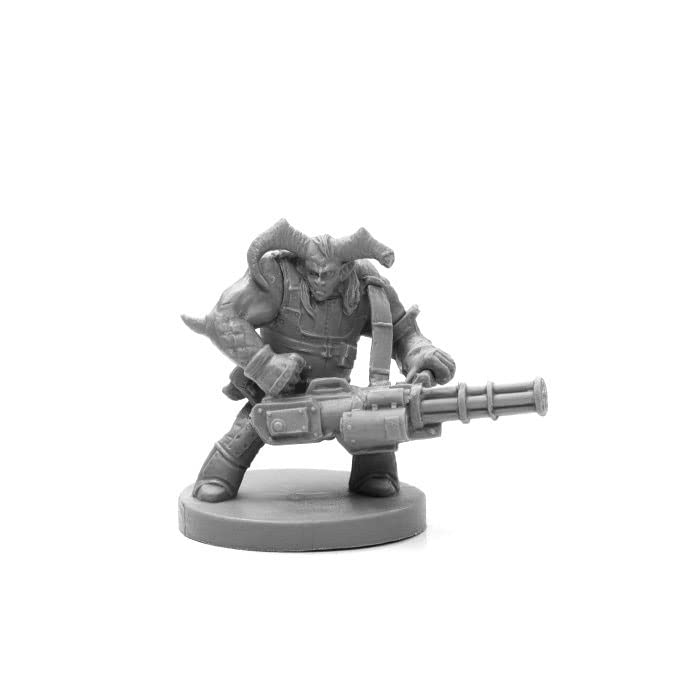 Reaper Miniatures Bones Black: Caine, Cyber - Troll - Lost City Toys