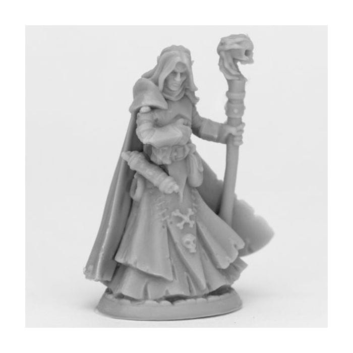 Reaper Miniatures Bones Black: Dark Elf Wizard - Lost City Toys