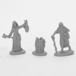 Reaper Miniatures Bones Black: Dreadmere Townsfolk: Fishwife & Crone (2) - Lost City Toys