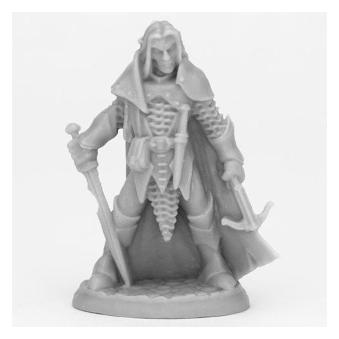 Reaper Miniatures Bones Black: Drow Male Fighter - Lost City Toys