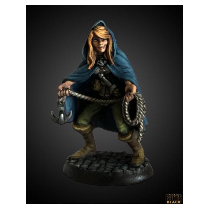 Reaper Miniatures Bones Black: Female Rogue Daschelle - Lost City Toys