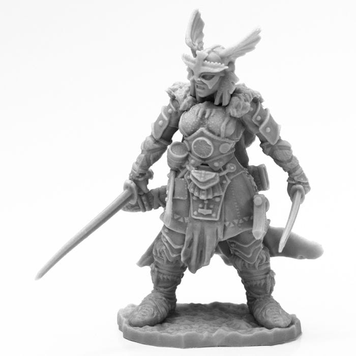 Reaper Miniatures Bones Black: Frost Giant Heroine - Lost City Toys