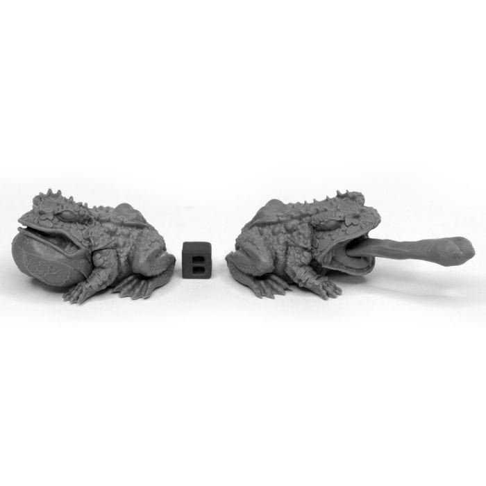 Reaper Miniatures Bones Black: Giant Frogs (2) - Lost City Toys