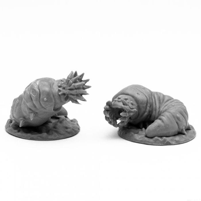 Reaper Miniatures Bones Black: Giant Maggots (2) - Lost City Toys