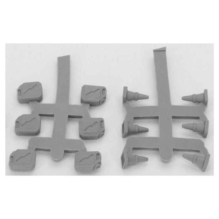 Reaper Miniatures Bones Black: Modern Accessories (Gas Cans & Pylons) - Lost City Toys