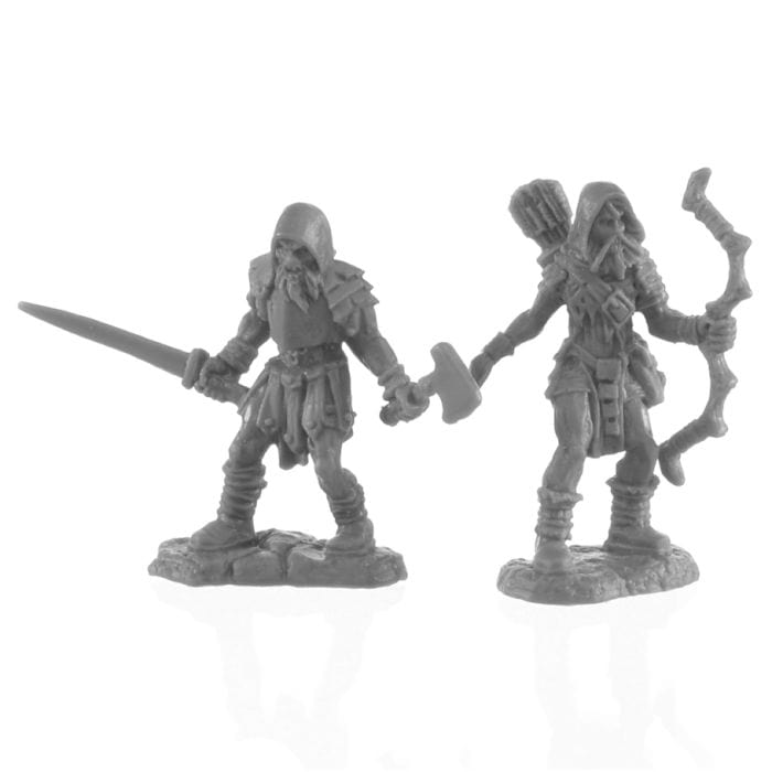 Reaper Miniatures Bones Black: Rune Wight Hunters (2) - Lost City Toys