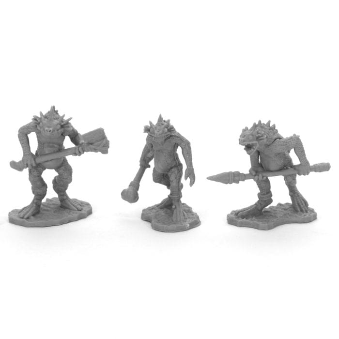 Reaper Miniatures Bones Black: Trogolodytes (3) - Lost City Toys