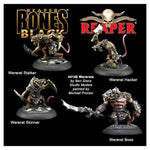 Reaper Miniatures Bones Black: Wererats (4) - Lost City Toys