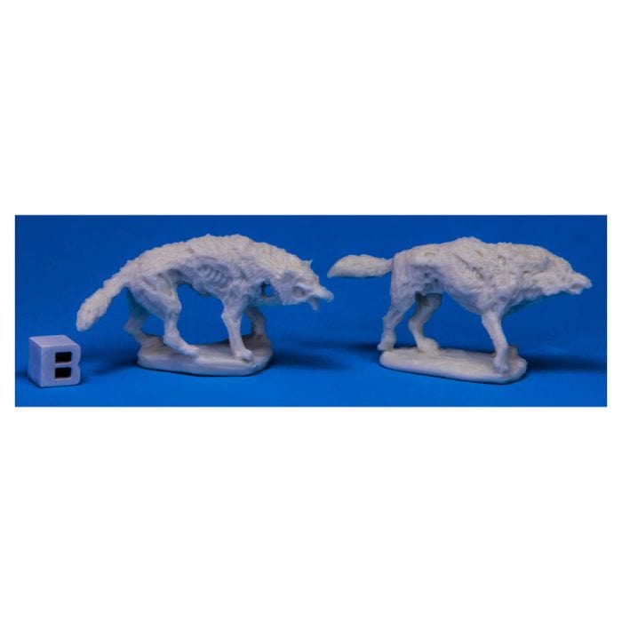 Reaper Miniatures Bones: Dread Wolves (2) - Lost City Toys