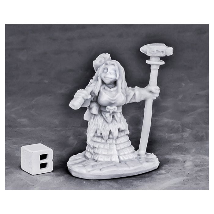 Reaper Miniatures Bones: Dwarf Forge Priestess - Lost City Toys