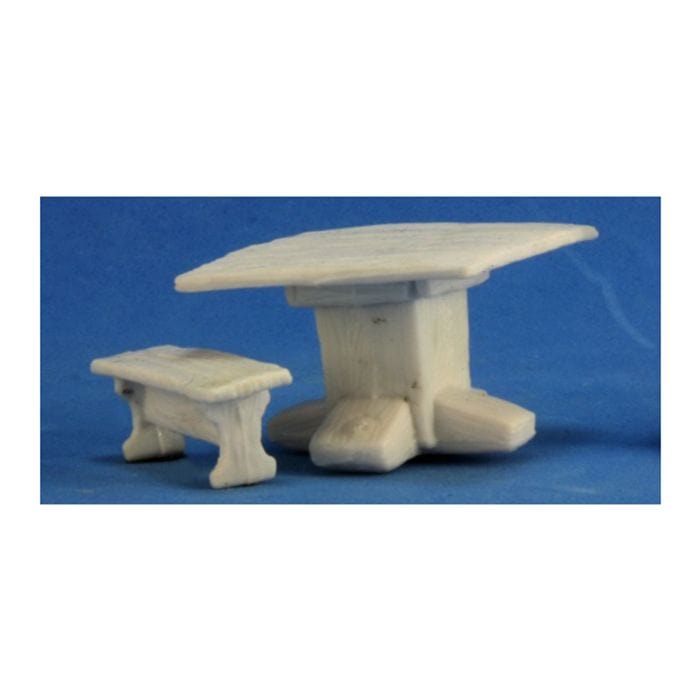 Reaper Miniatures Bones: Table & Benches - Lost City Toys