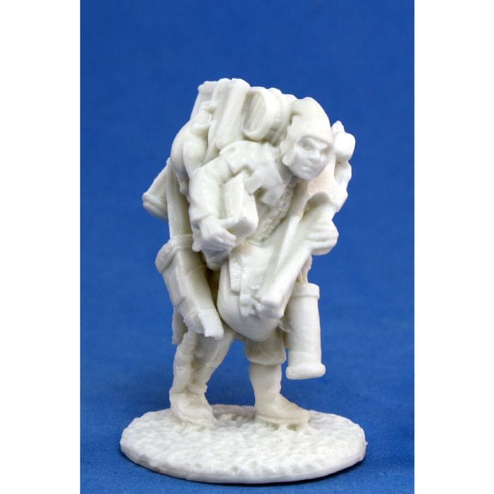 Reaper Miniatures Bones: Townsfolk: Oswald the Overladen - Lost City Toys