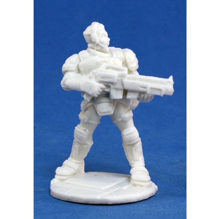 Reaper Miniatures Chronoscope: Bones: Garvin markus, Nova Corp hero - Lost City Toys