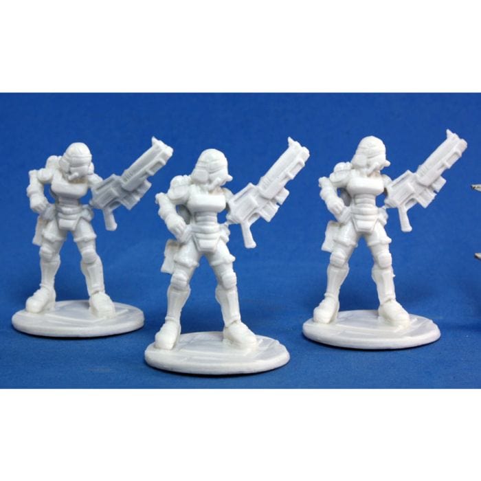 Reaper Miniatures Chronoscope: Bones: Nova Corp: Female (3) - Lost City Toys