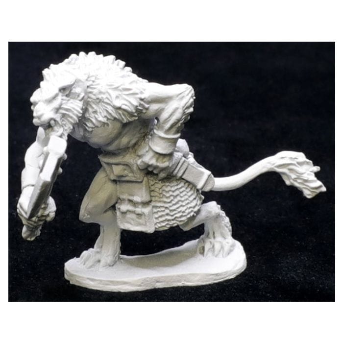 Reaper Miniatures Dark Heaven Legends: Azarmand, Catfolk Barbarian - Lost City Toys