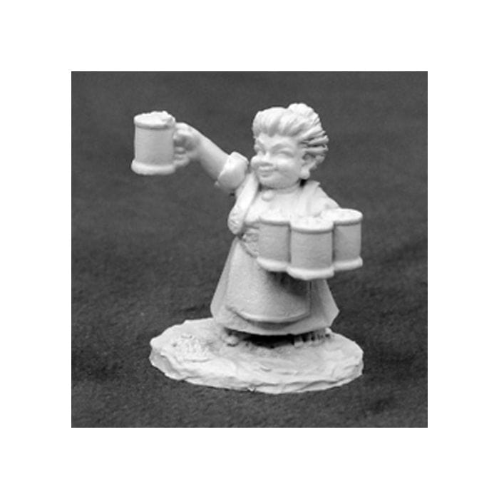 Reaper Miniatures Dark Heaven Legends: Poppy Cloverlocks, Halfling Barmaid - Lost City Toys