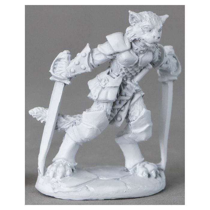 Reaper Miniatures Dark Heaven Legends: Shadoweyes, Catfolk Rogue - Lost City Toys