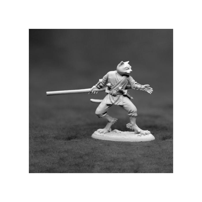 Reaper Miniatures Dark Heaven Legends: Swiftpaw, Catfolk Monk - Lost City Toys