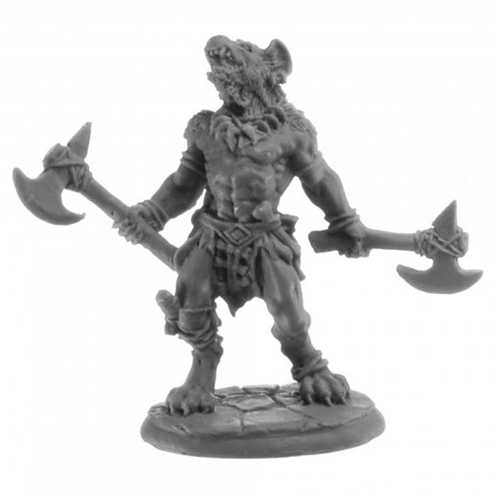 Reaper Miniatures Dungeon Dwellers: Blackmane Gnoll Ravager - Lost City Toys