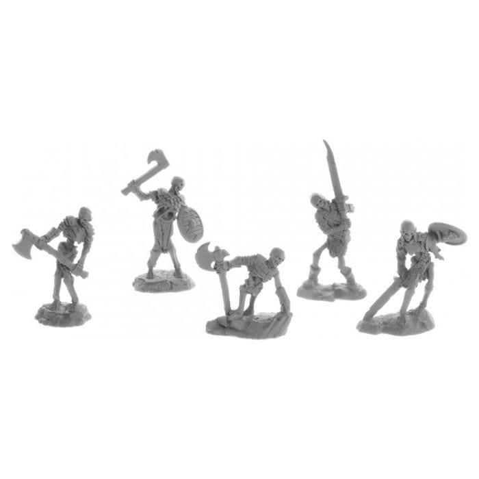 Reaper Miniatures Dungeon Dwellers: Bog Skeletons (5) - Lost City Toys