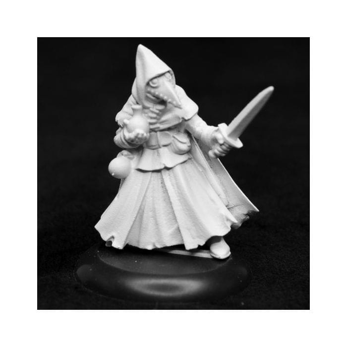 Reaper Miniatures Dungeon Dwellers: Brother Lazarus, Plague Doctor - Lost City Toys
