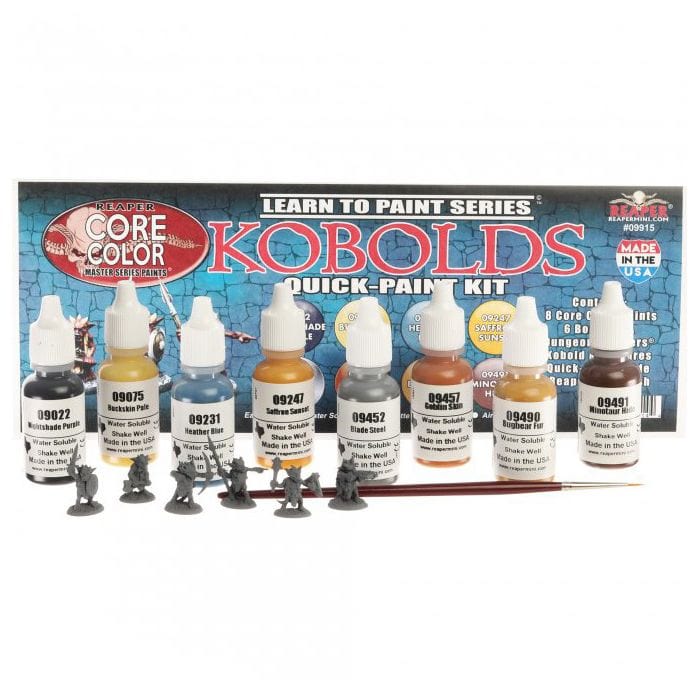 Reaper Miniatures Learn To Paint Kit: Kobold Quick Paint Kit - Lost City Toys