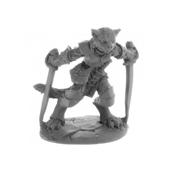 Reaper Miniatures Legends: Catfolk Rogue, Shadoweyes - Lost City Toys