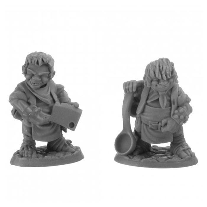 Reaper Miniatures Legends: Chop and Grub, Halfling Cooks - Lost City Toys