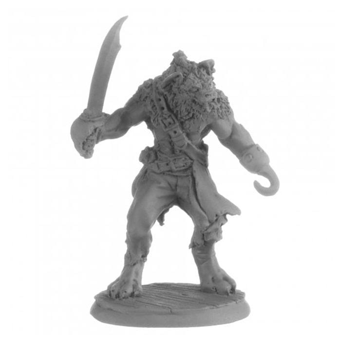 Reaper Miniatures Legends: Hakkle Blackhook, Gnoll Pirate - Lost City Toys