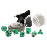 Reaper Miniatures Pizza Dungeon Dice: Dual Teal & White with Black - Lost City Toys