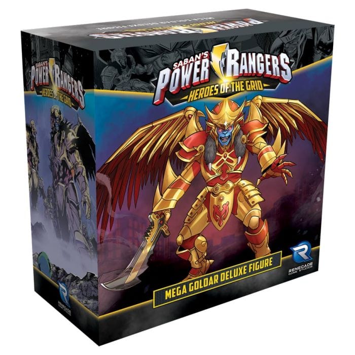 Renegade Game Studios Miniatures and Miniature Games Power Rangers: Heroes of the Grid: Mega Goldar Deluxe Figure