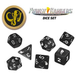 Renegade Game Studios Power Rangers Roleplaying Game Dice Set: Black - Lost City Toys
