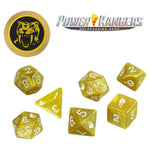 Renegade Game Studios Power Rangers Roleplaying Game Dice Set: Yellow - Lost City Toys