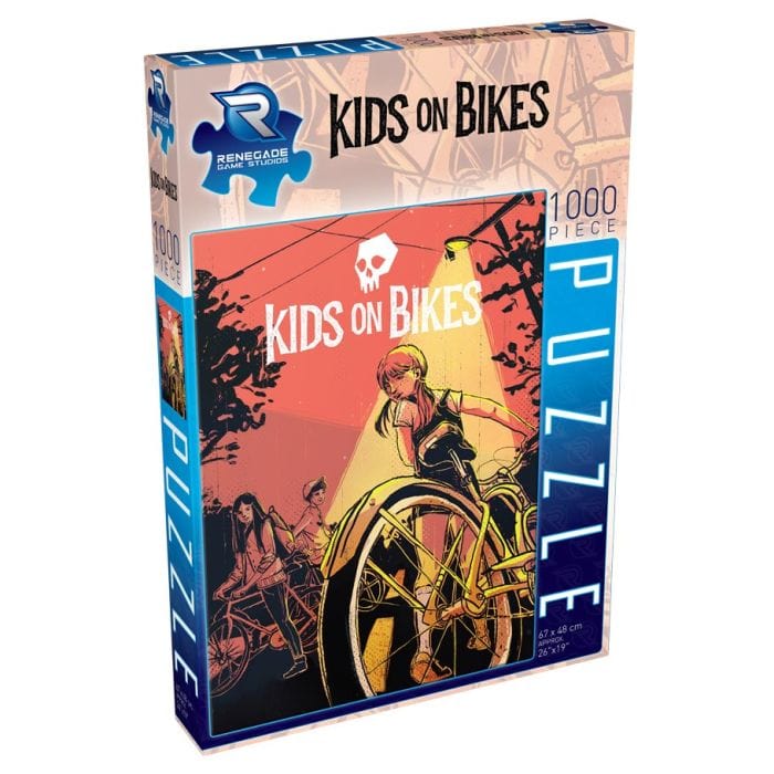 Renegade Game Studios Puzzle: Kids on Bikes 1000 Piece - Lost City Toys