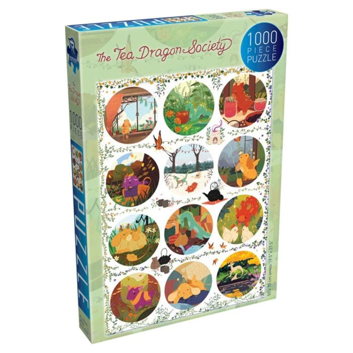 Renegade Game Studios Puzzles: The Tea Dragon Society: Circles 1000 Piece - Lost City Toys