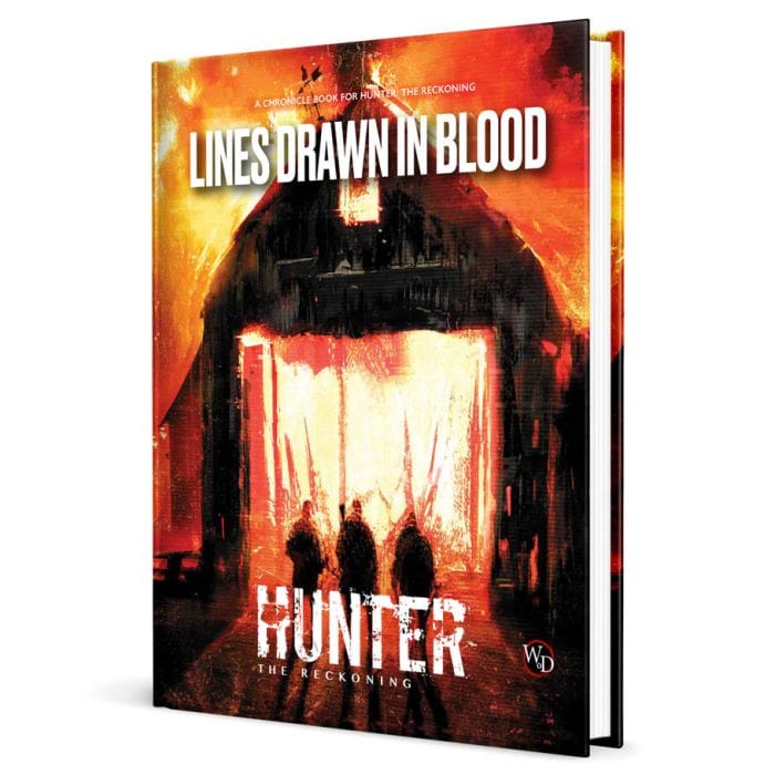 Renegade Game Studios Role Playing Games Hunter: The Reckoning: 5th Edition: Lines Drawn in Blood Chronicle Book