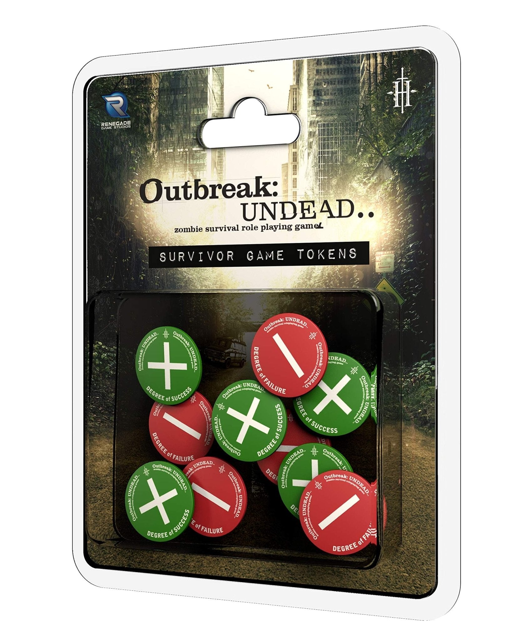 Renegade Games Studios Outbreak Undead 2nd Edition RPG: Survivor`s Tokens - Lost City Toys