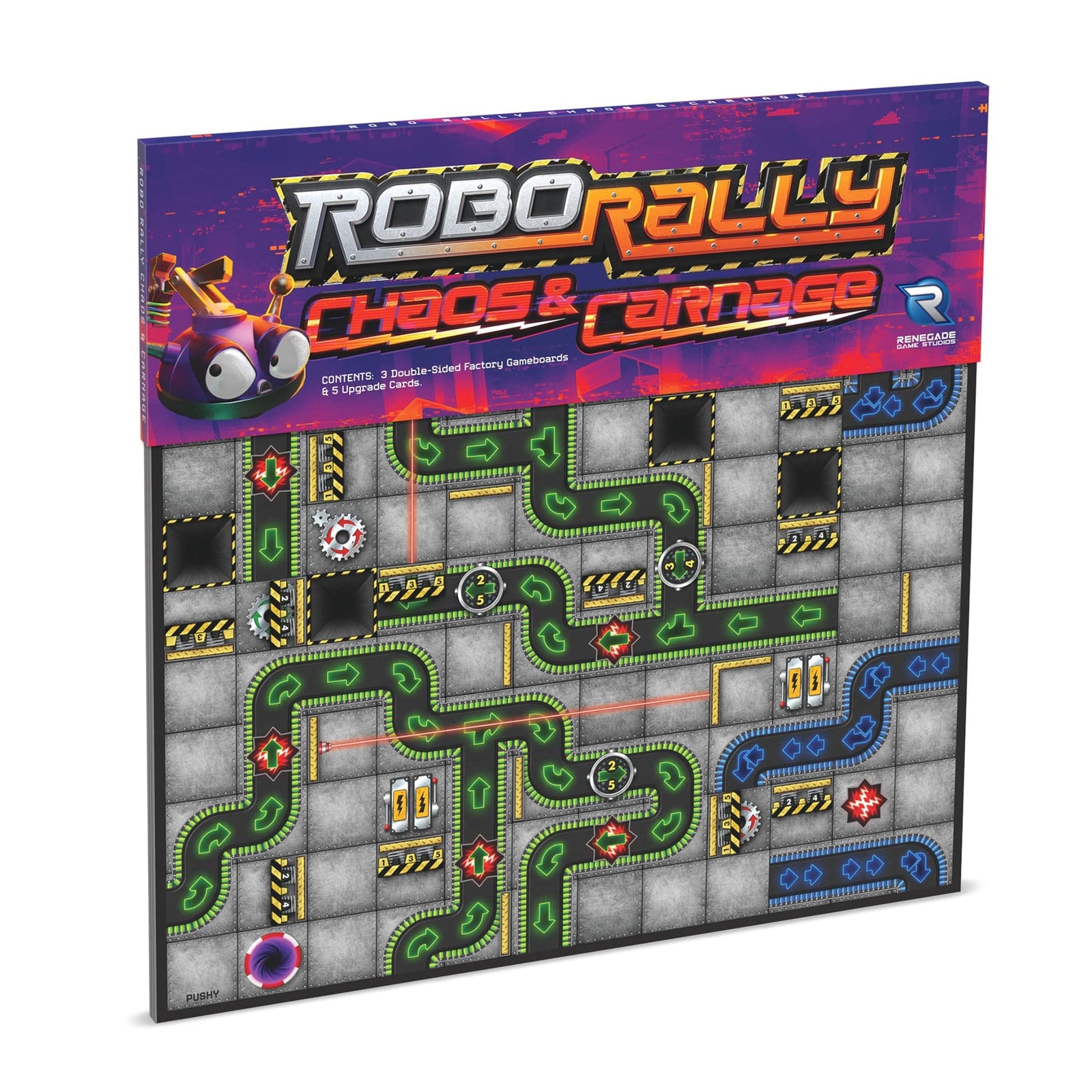 Renegade Games Studios Robo Rally: Chaos & Carnage Expansion - Lost City Toys