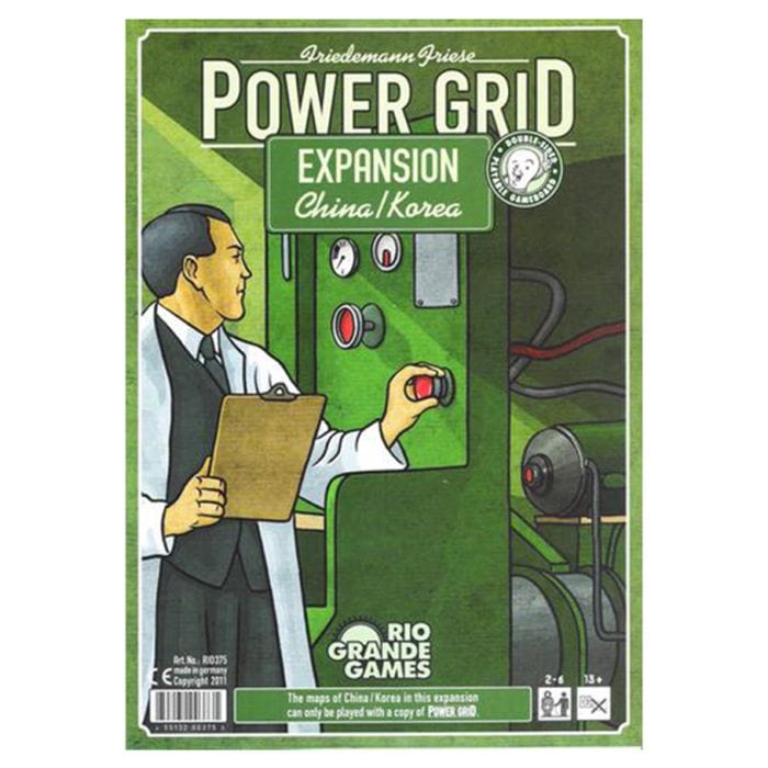 Rio Grande Games Power Grid: China/Korea (Recharged) - Lost City Toys