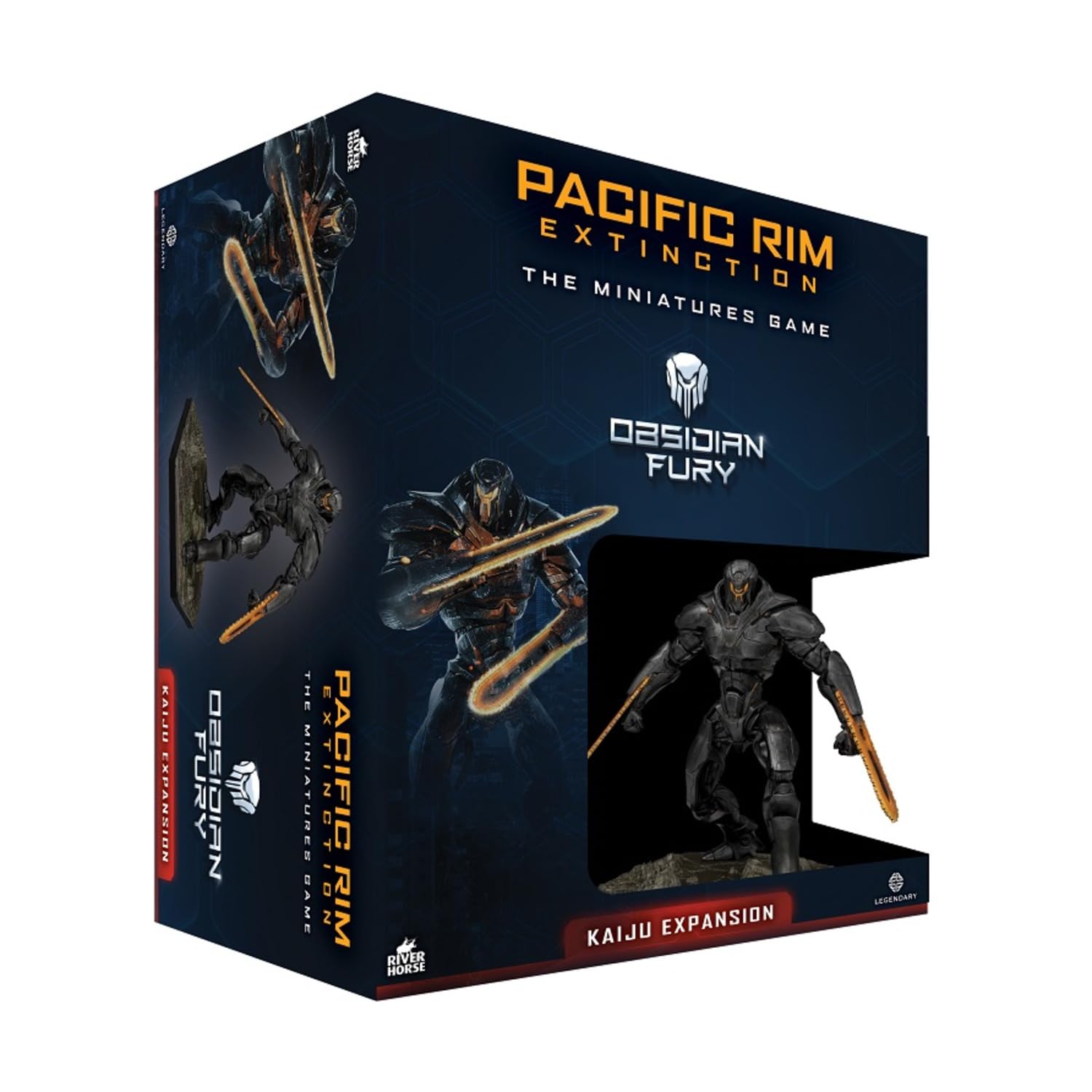 River Horse Miniatures Games Pacific Rim: Extinction Miniatures Game - Obsidian Fury Kaiju Expansion
