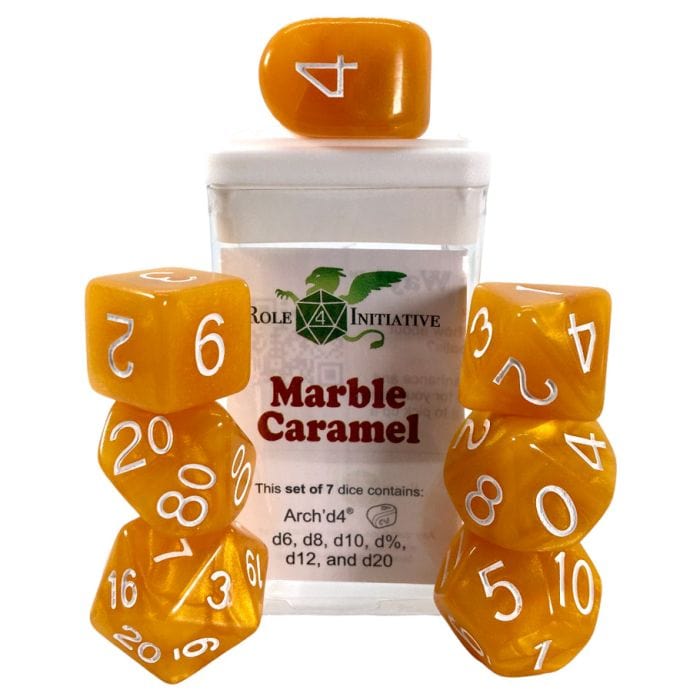 Role 4 Initiative 7 - Set Marble Caramel with Arch'd4 - Lost City Toys