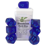 Role 4 Initiative 7 - Set Translucent Dark Blue with Light Blue with Arch'd4 - Lost City Toys